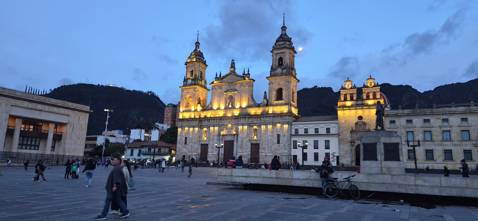Historic architecture near Plaza de Bolívar in Bogotá